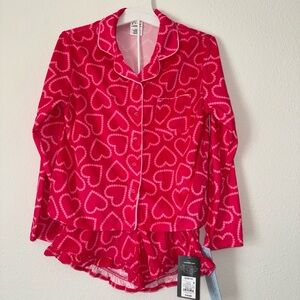 Art Class Pink Heart Pajama Set